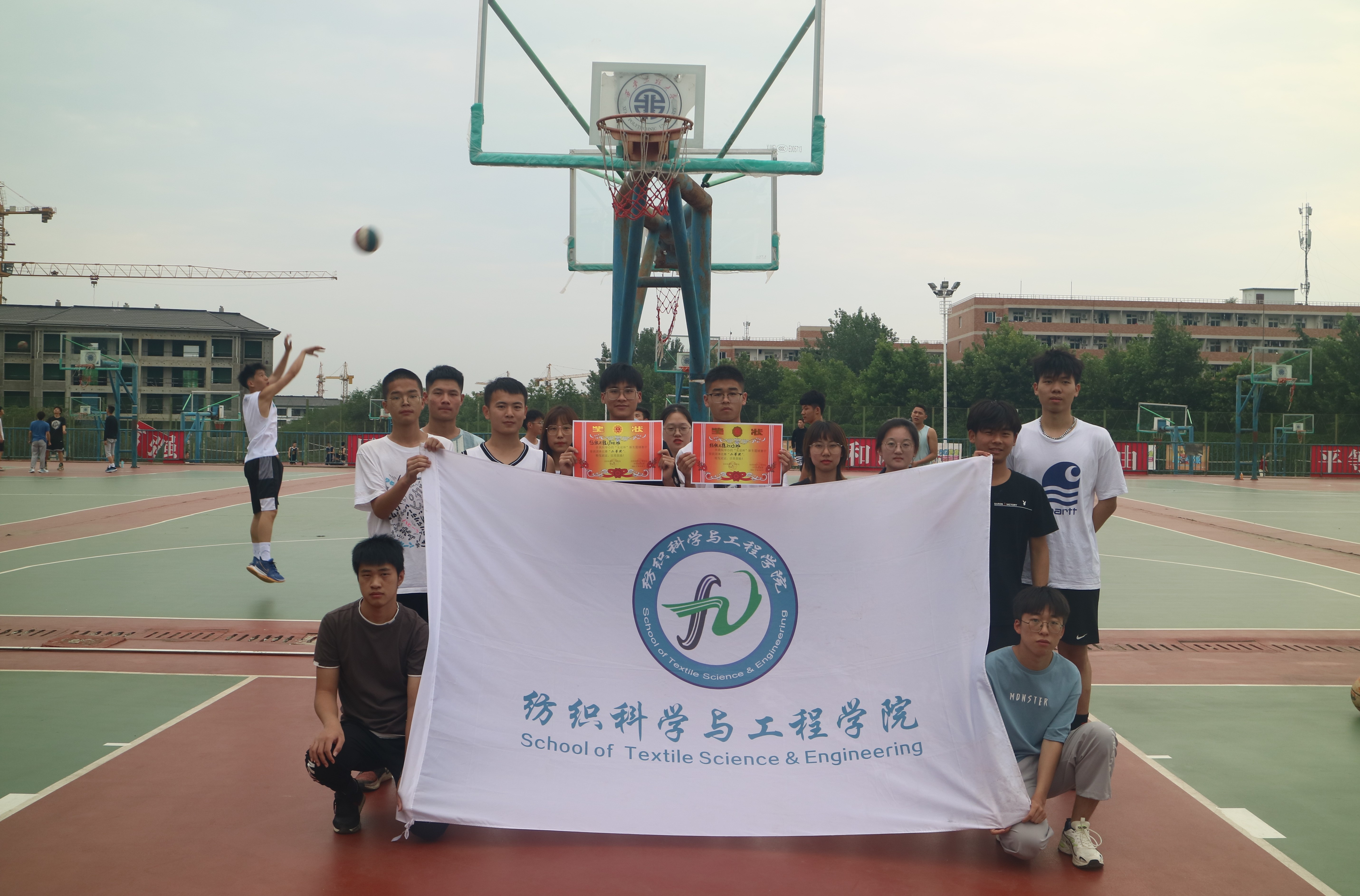 纺织学院"庆祝建党100周年,喜迎十四运"篮球联赛-西安工程大学纺织